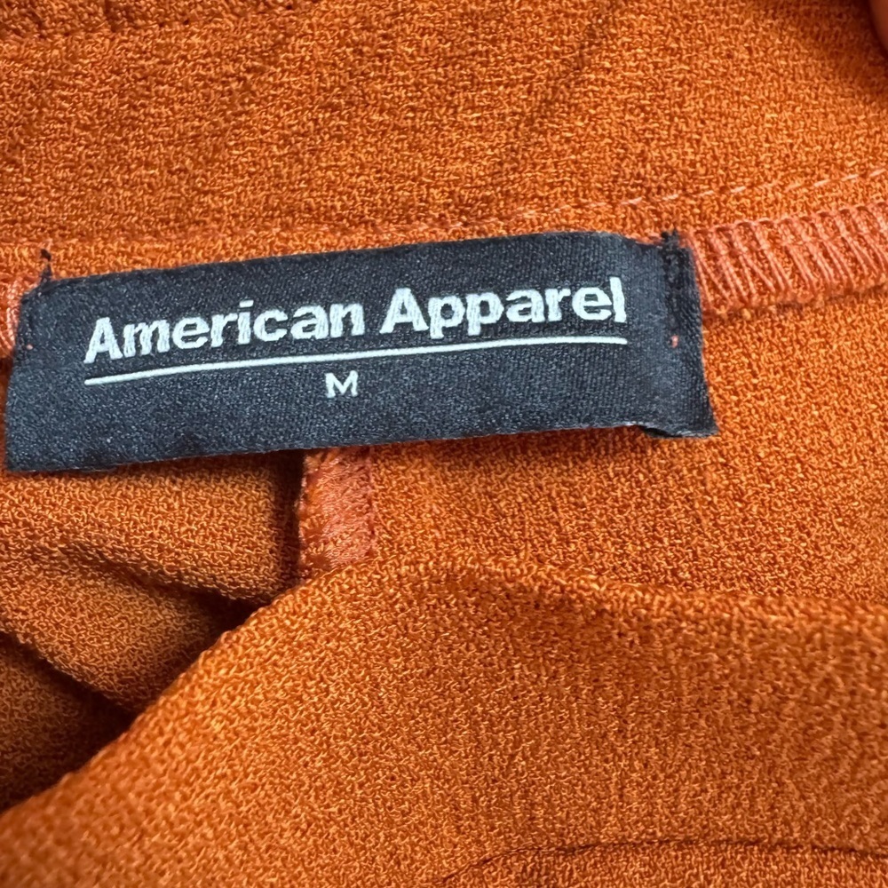 American Apparel Rust Orange Jogger Pants - Picture 5 of 13